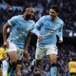 Pemain Manchester City merayakan kemenangan tanpa kehadiran Erling Haaland dalam pertandingan kompetisi resmi