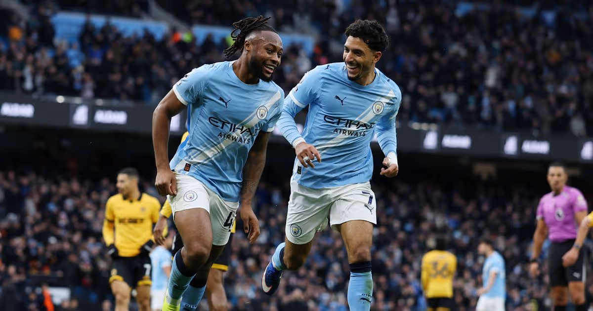 Pemain Manchester City merayakan kemenangan tanpa kehadiran Erling Haaland dalam pertandingan kompetisi resmi